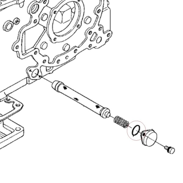 O-kroužek 04811-10320 31,50 x 35,50 x 1,90 mm Kubota DC70 DC95 L185 L1501 L1801 L2350 L3000 L4850 L5450 5-27-100-45