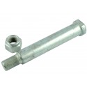 Perno con rosca y tuerca 200 x 40 mm para el brazo de la trituradora lateral única AGF140, AGF180