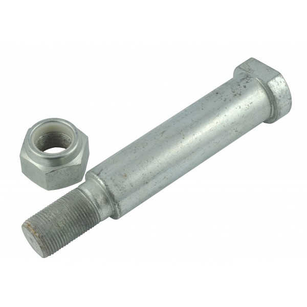 Boulon avec filetage et écrou 213 x 40 mm pour le bras de la faucheuse à fléaux latérale AGL125 uniquement