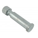 Boulon avec filetage et écrou 144 x 30 mm pour le bras de la faucheuse à fléaux arrière AGL125