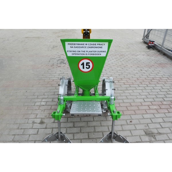 Single-row three-point planter Cat I, Cat II for tuber plants Bomet
