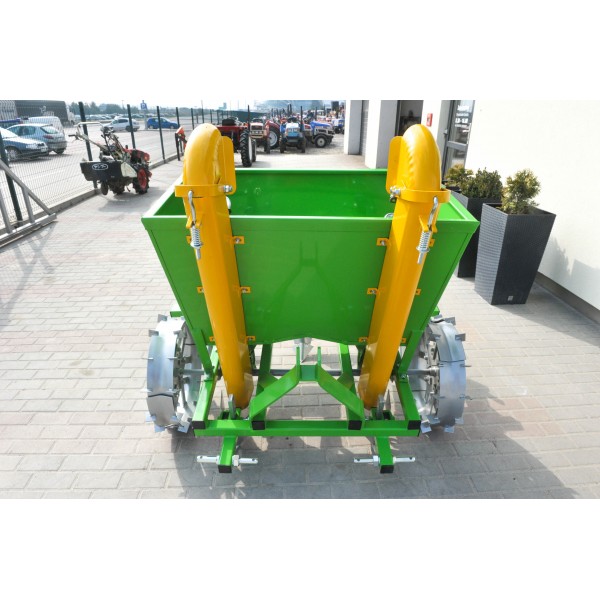 Jardinera Bomet de dos hileras para plantar plantas bulbosas.