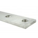 Nůž pro štěpkovač DH-22, BX42 a TH8 DWC-40 podpěra 197x60x9 mm
