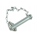 KAT 1 pin 19x127 mm with 32 cm chain and cotter pin