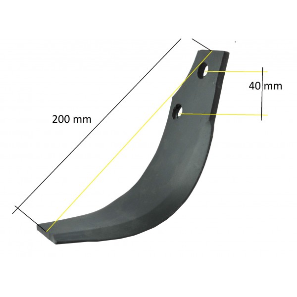 Cuchillas para motoazadas SB, TL, TLS, TM, separación xh