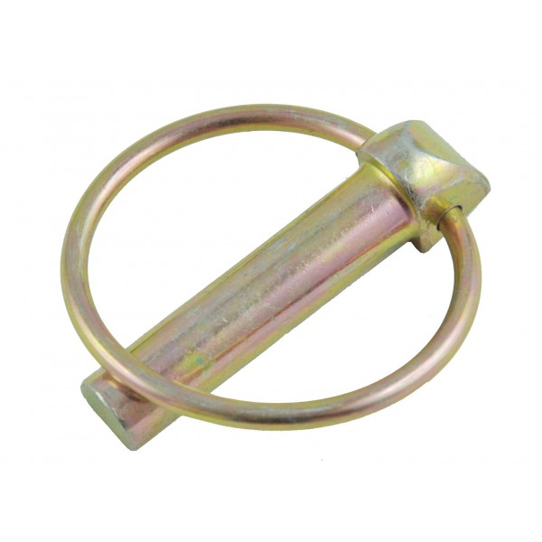 Una chaveta con un anillo de 10x58 mm que asegura el pasador de bloqueo del rotor separador SB
