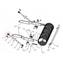Ein Splint mit einem 10 x 58 mm Ring, der den Sicherungsstift des SB-Trennrotors sichert