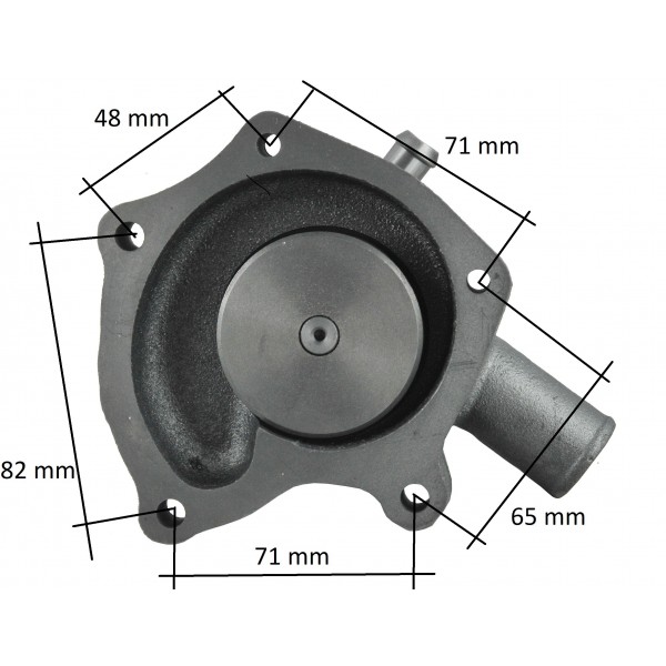 Pompa wody - Toyosha CS100 / CS86 Hinomoto C142, C144, C172, C174 | Traktor.com.pl