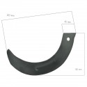Nôž pre kultivátor Hinomoto / 45 x 6 x 263 mm