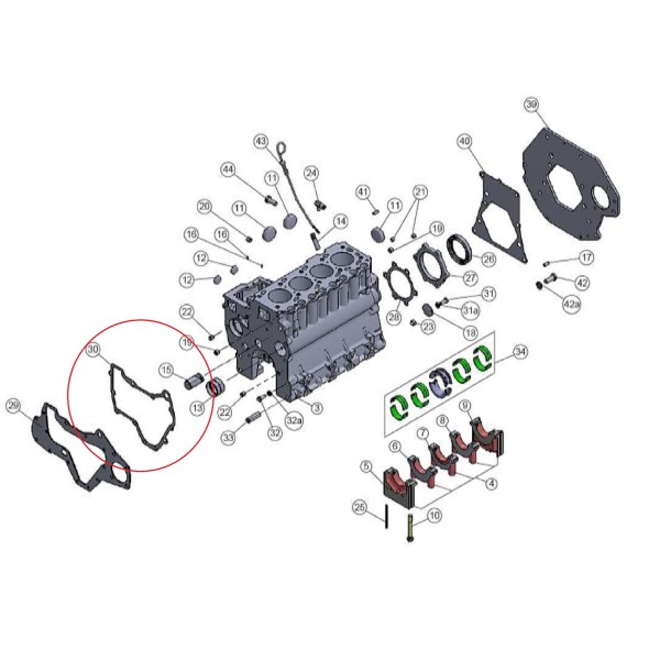 Junta de caja de cambios / Mitsubishi V4C / Mitsubishi VST MT270