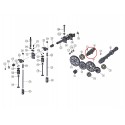 Wałek z krzywkami pompy paliwowej, wtryskowej / Mitsubishi V3D / Mitsubishi VST MT180 / MT224 / BCA01C00690A0 | Traktor.com.pl