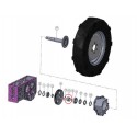 Distanční pouzdro 45x55x38 mm pouzdro, příruba zadní nápravy, zadní náprava Mitsubishi VST MT270, MT224, MT180