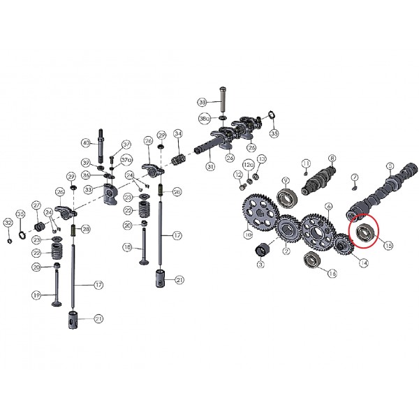 Lager / Mitsubishi VST MT270 / MT224 / MT180 / Mitsubishi V3D / V4C