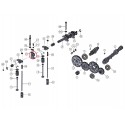 Valčekový držiak klávesnice / Mitsubishi VST MT270 / MT224 / MT180