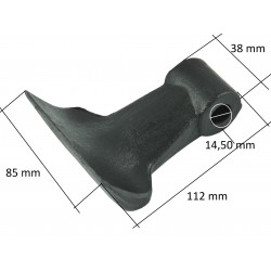 Bijak, nóż młotkowy, młotek bijakowy do kosiarki bijakowej STARK, KDL, KDX 14 mm 750 g
