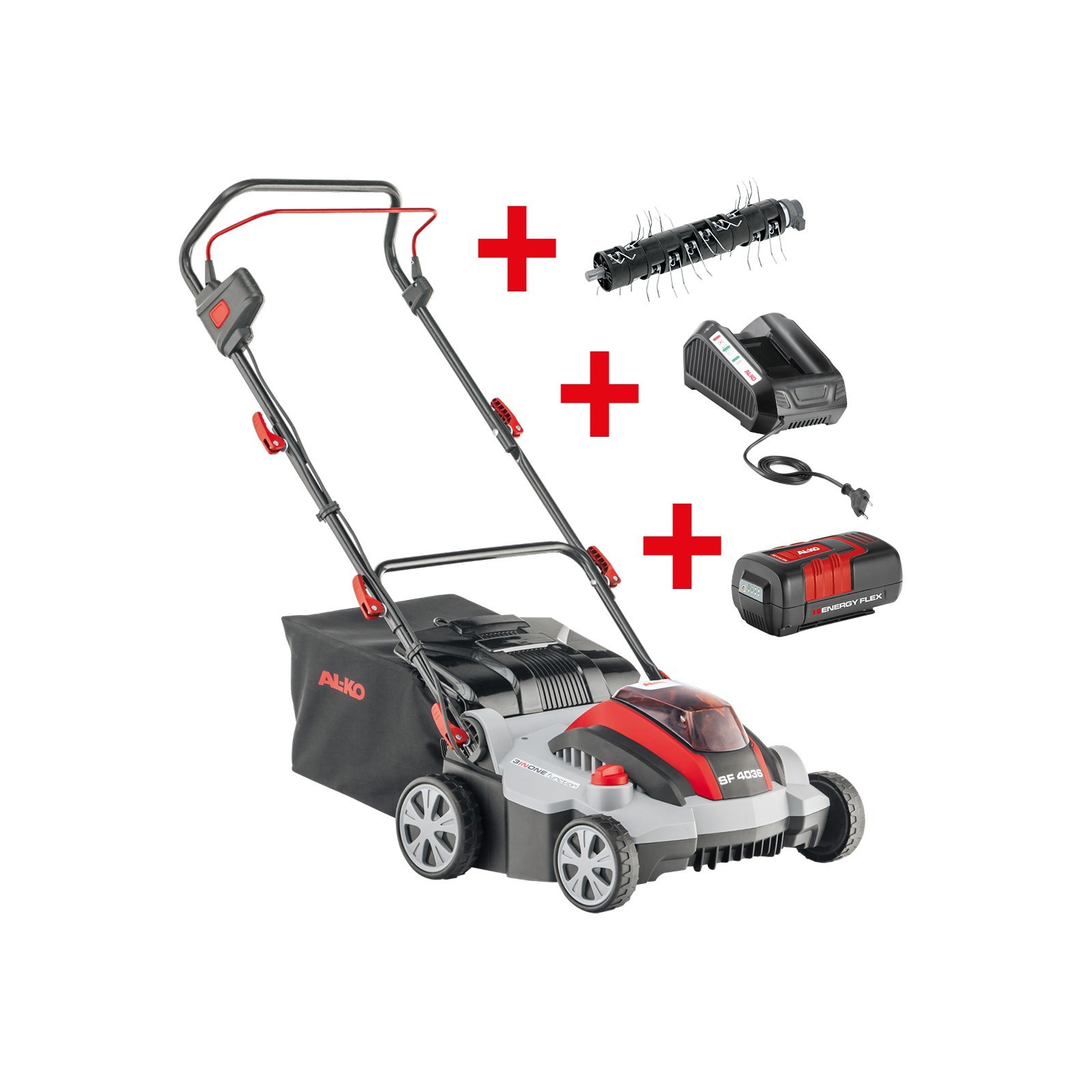 AL-KO Energy Flex SF 4036 Akku-Vertikutierer-Set