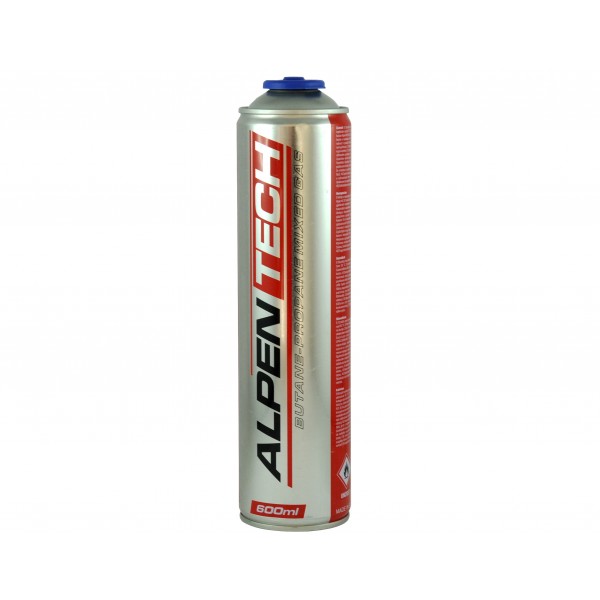Gas propano-butano para el quemador Alpentech, cartucho de 600 ml, cartucho