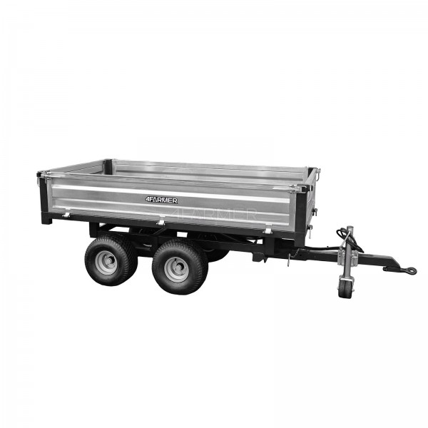 Two-axle agricultural trailer 2.5T with a 4FARMER trailer