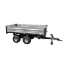 Two-axle agricultural trailer 2.5T with a 4FARMER trailer