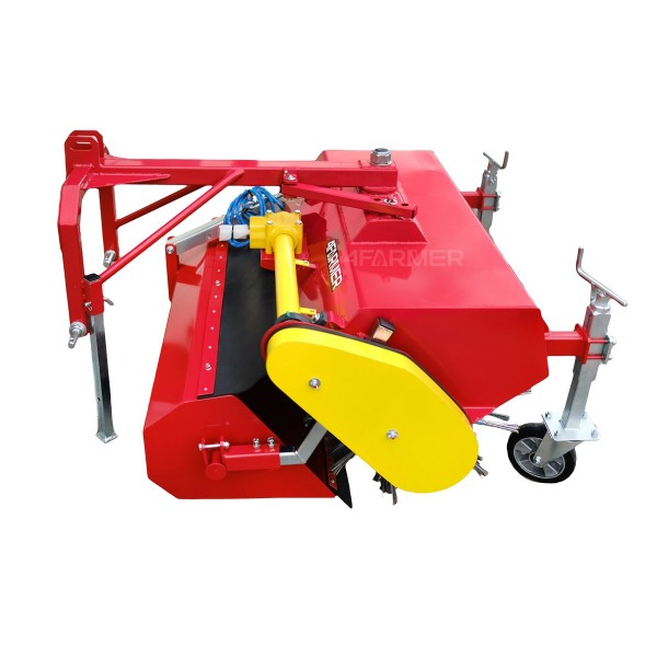 Desherbadora CH1200 para el tractor 4FARMER con cesta