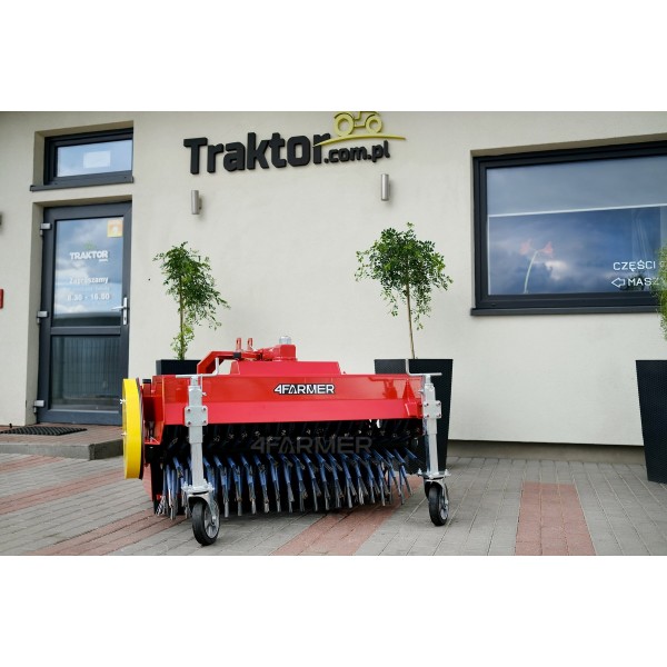 Odchwaszczarka CH1200 do traktora z koszem 4FARMER | Traktor.com.pl