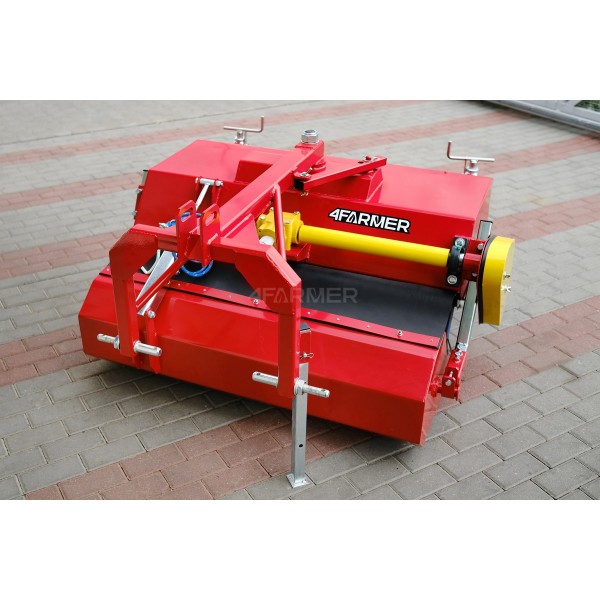 CH1200 weeder for the 4FARMER tractor with basket