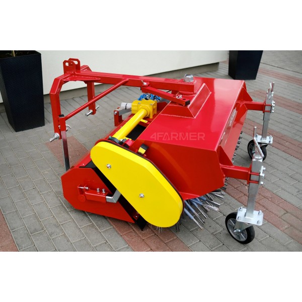 Desherbadora CH1200 para el tractor 4FARMER con cesta