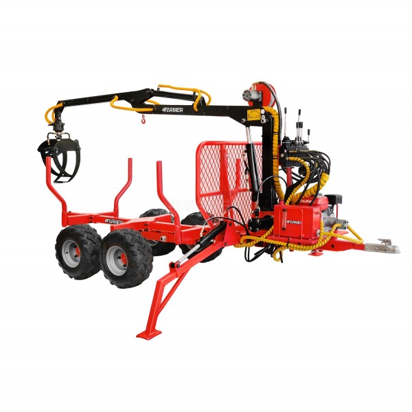 Żuraw leśny ATV LT1500 + przyczepa ładowacz HDS 1,5t / 300 kg 4Farmer