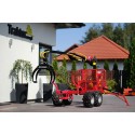 Lesný žeriav ATV LT1500 + prívesný nakladač HDS 1,5t / 300 kg