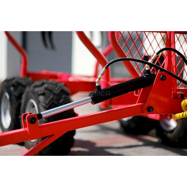Forest crane ATV LT1500 + trailer loader HDS 1.5t / 300 kg