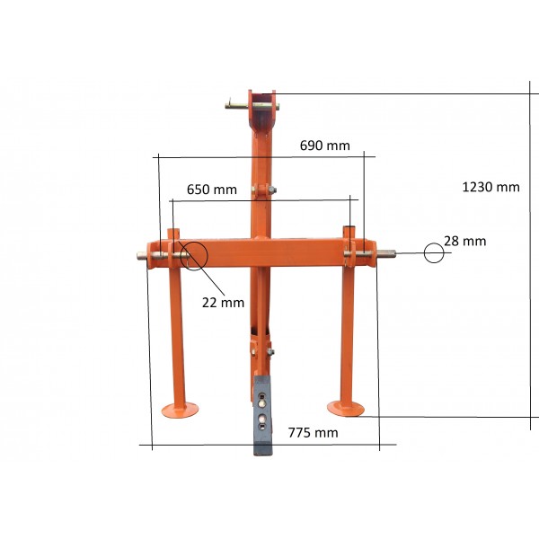 Apilador de cable pesado Geograss RP2