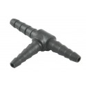Pieza en T de plástico, conector, distribuidor de cables / 37 x 22 x 4/5 mm / AT0224