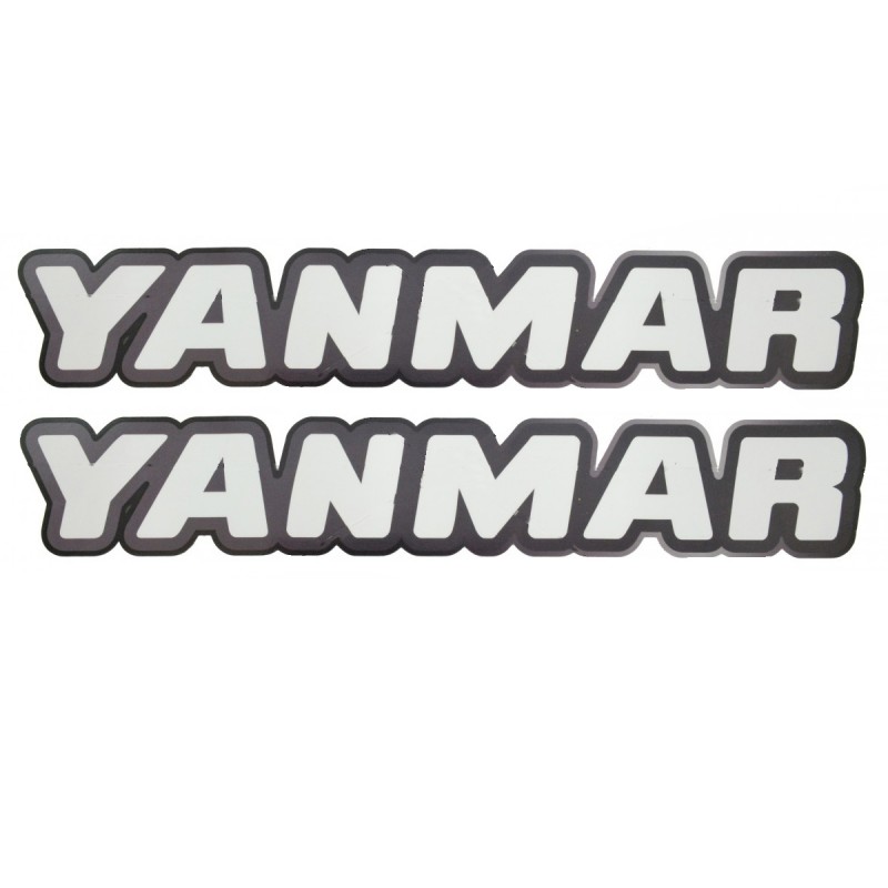 Naklejka YANMAR 48x285 mm / 2 szt. | Traktor.com.pl