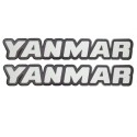 Naklejka YANMAR 48x285 mm / 2 szt. | Traktor.com.pl