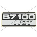 Naklejka KUBOTA B7100 HST 81x192 mm | Traktor.com.pl