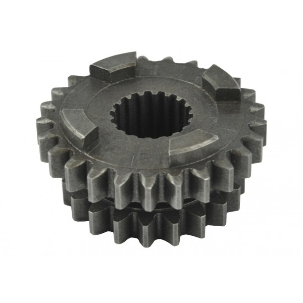 Dvojité ozubené kolo převodovky / 20T / 25T / 18T / Kubota B6000 / Kubota ZL600 / K-66591-14352