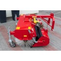 Balayeuse de 150 cm pour tracteur 4FARMER avec panier
