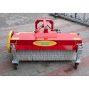 150 cm sweeper for the 4FARMER tractor with a basket