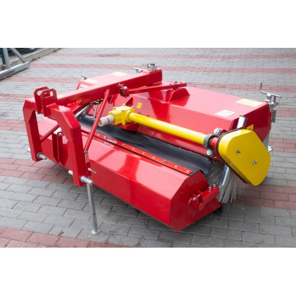 Balayeuse de 150 cm pour tracteur 4FARMER avec panier