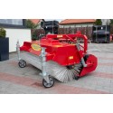 Barredora de 150 cm para tractor 4FARMER con cesta