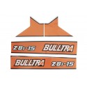 Naklejki Kubota Bulltra B1-15, ZB1-15 | Traktor.com.pl
