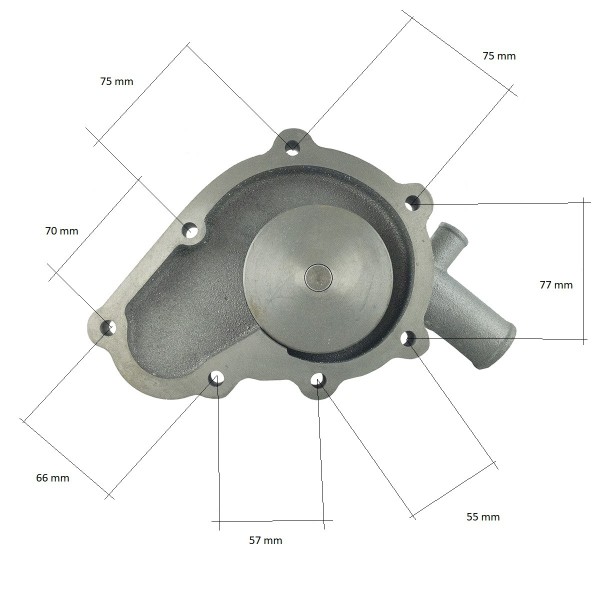 Bomba de agua - Toyosha 3S139 / 3S150 Hinomoto E262, E322, E324, E394, E2602, E2604, E2802, E2804