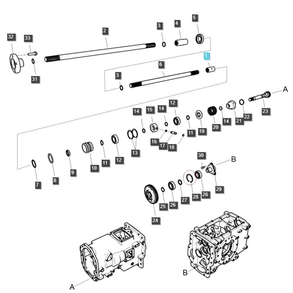 Pierścień segera Ø 72 / LS MT1.25 / LS MT3.35 / LS MT3.40 / LS MT3.50 / LS MT3.60 / S811072001 / 40029301 | Traktor.com.pl