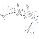Three-point linkage pin / 19 x 70 mm / LS MT3.50 / LS MT3.60 / TRG896 / 40251033