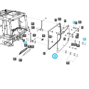 Heckscheibe für Fahrerhaus / TRG863 / LS Traktor / Nr. 40430146 | Traktor.com.pl
