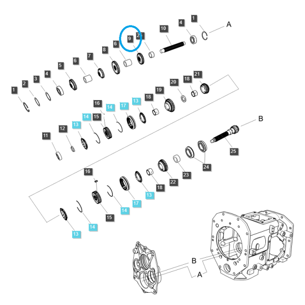 Režim tretieho prevodového stupňa / TRG281 / Ls Traktor 40009774