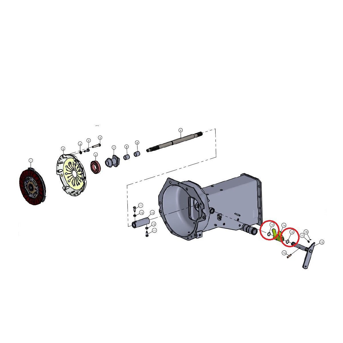 O Ring sprzęgło Mitsubishi VST MT180/222/270