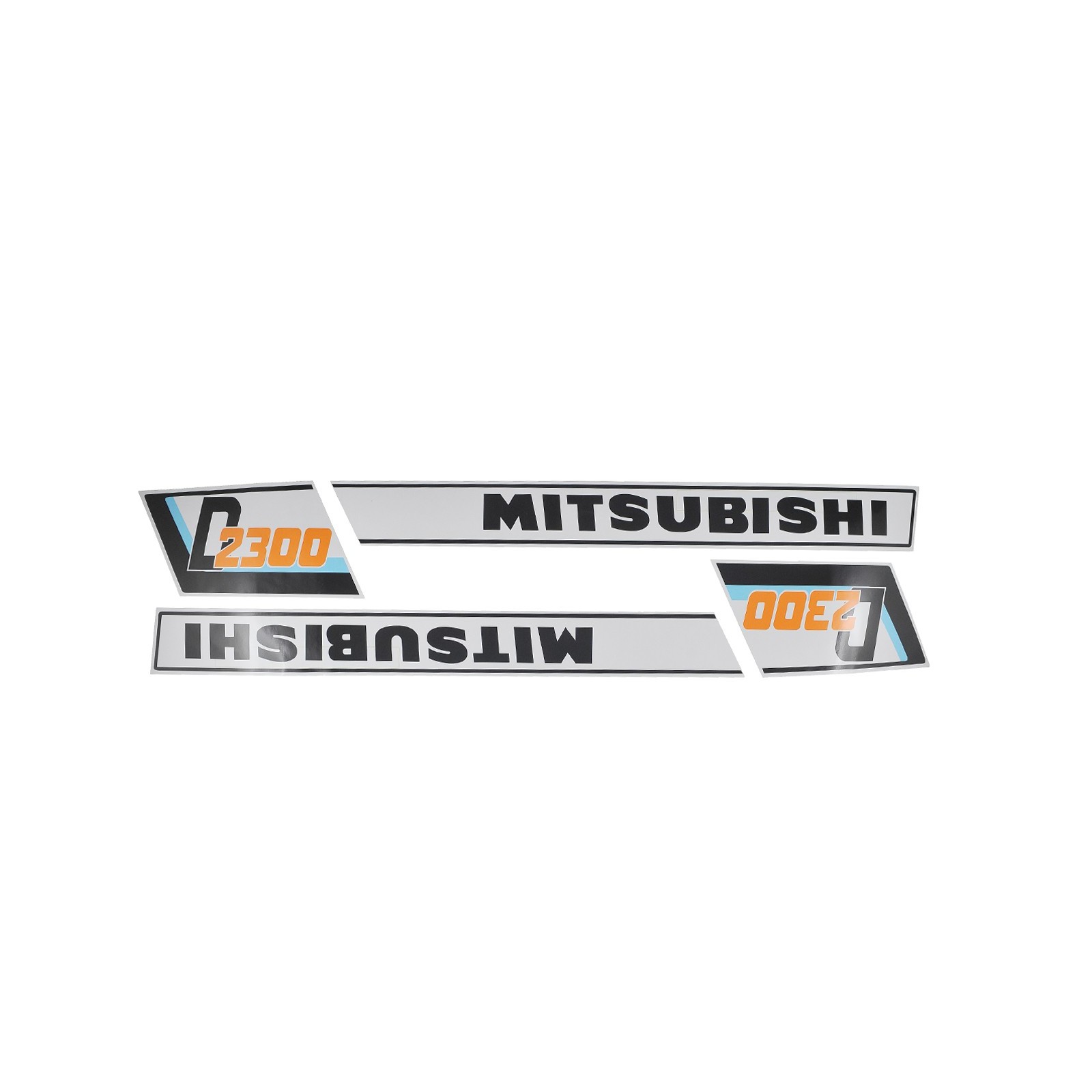 Mitsubishi D2300 Aufkleber