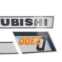 Nálepky Mitsubishi D2300