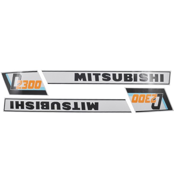 Mitsubishi D2300 stickers